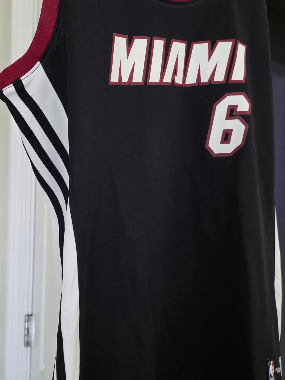 Adidas Woman's LeBron James Miami Heat  Basketball Jersey
